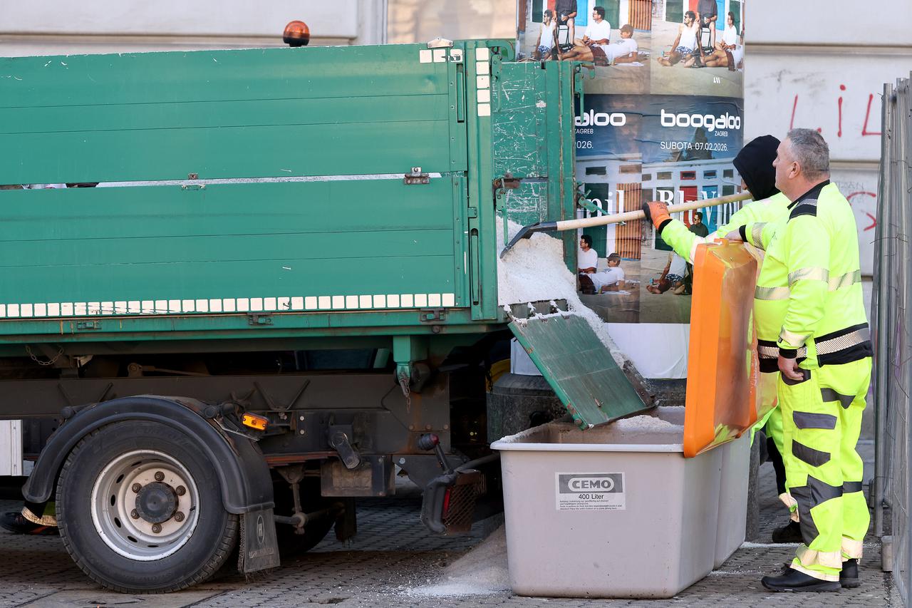 Zagreb: Radnici Čistoće pripremaju se za novi hladni val