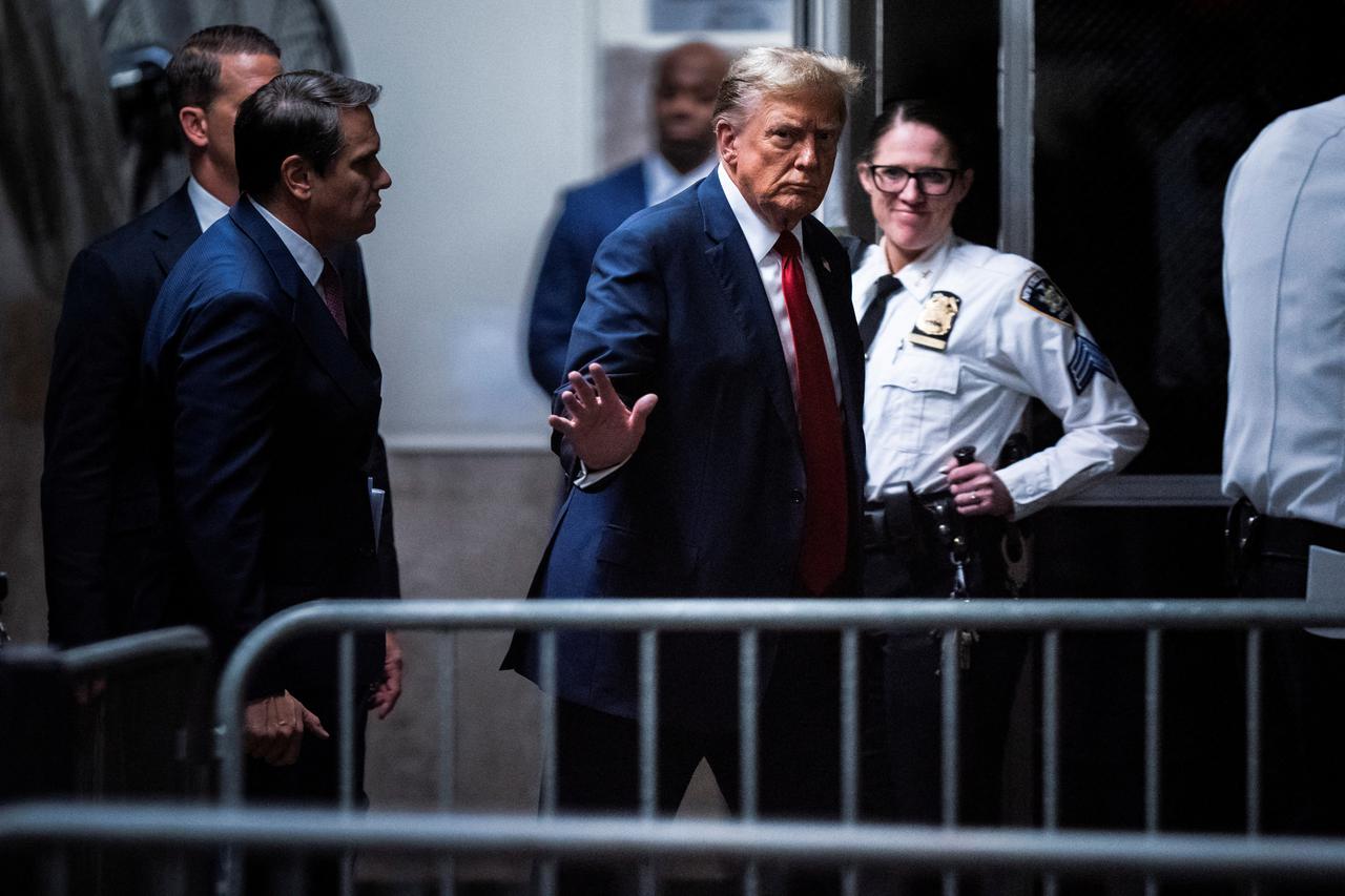 Former U.S. President Trump's criminal trial on charges of falsifying business records continues in New York