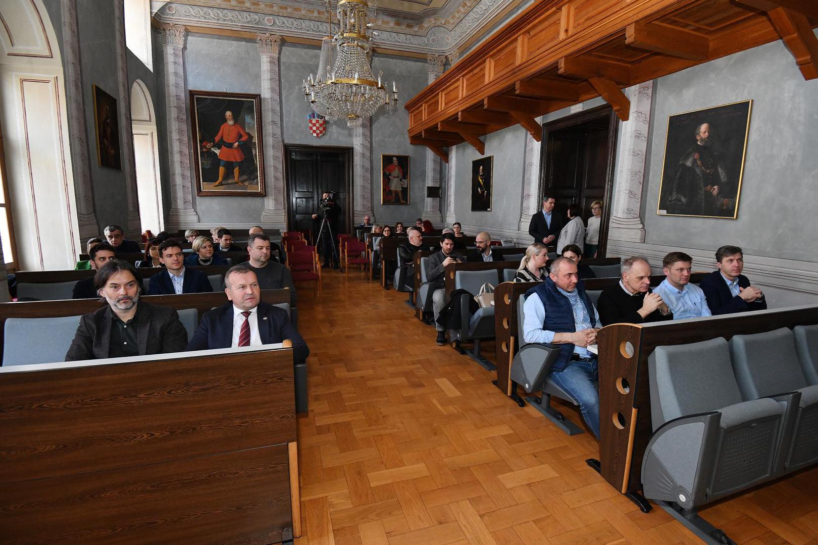 09.03.2023., Varazdin - U skupstinskoj dvorani Varazdinske zupanije prikazan je dokumentarni film Vecernjeg lista "Neandertalci". Photo: Vjeran Zganec Rogulja/PIXSELL