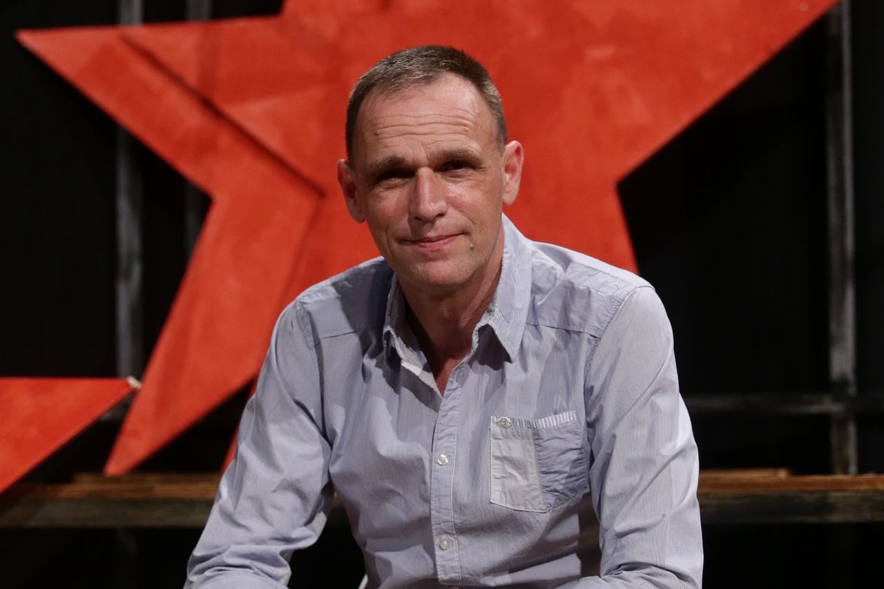 27.05.2014., Zagreb - Generalna proba predstave u kazalistu Kerempuh redatelja Vinka Bresana, koji rezira komad svog oca, Hamlet u selu Mrdusa Donja. Photo: Zeljko Lukunic/PIXSELL