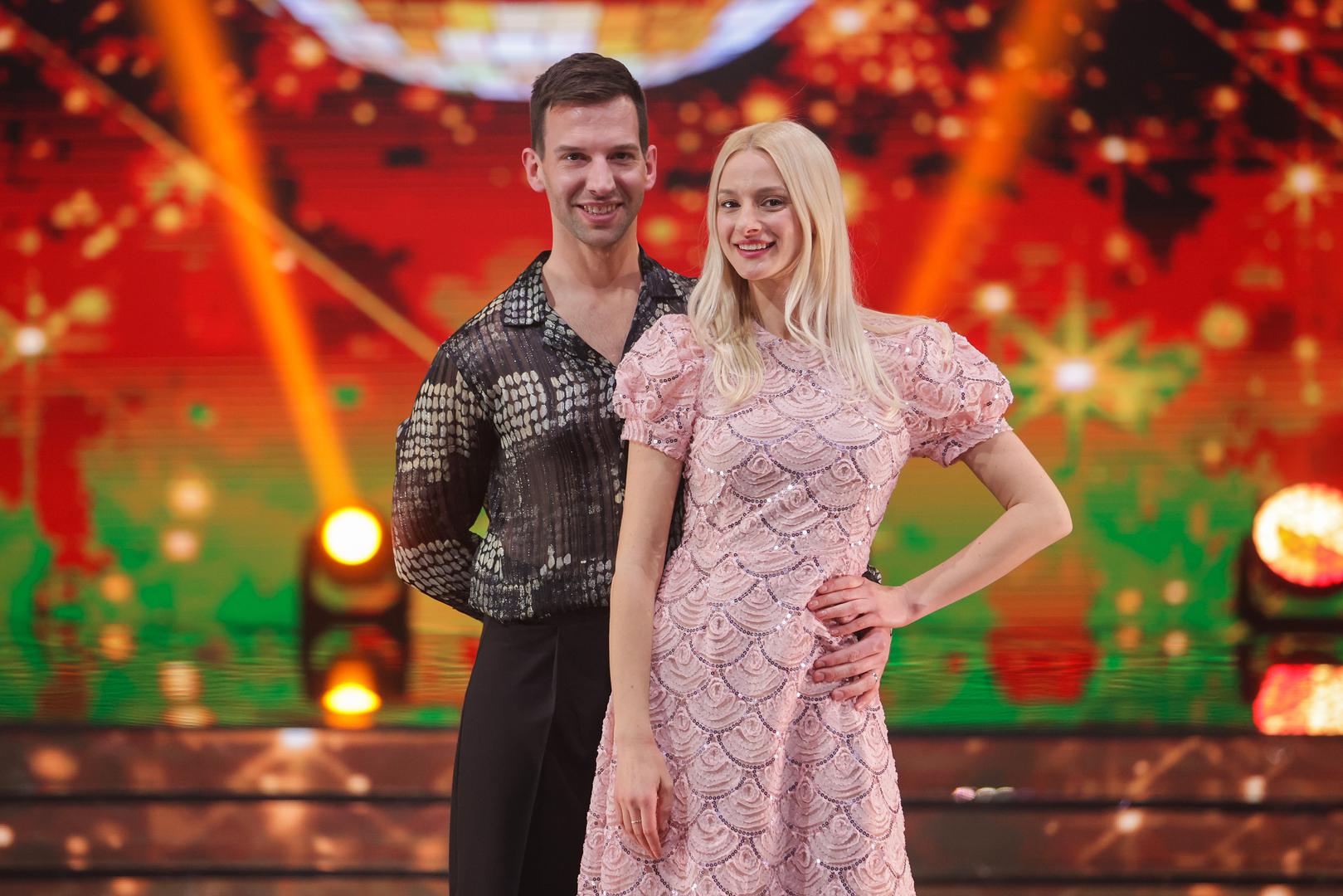 28.02.2023., Zagreb - Predstavljanje nove sezone showa Nove TV Ples sa Zvjezdama. Petra Kurtela, Damir Horvatincic.  Photo: Luka Stanzl/PIXSELL