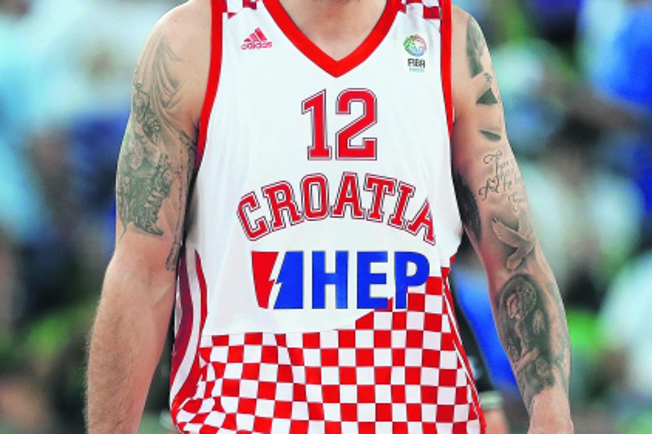 '16.09.2013., Arena Stozice, Ljubljana, Slovenija - Europsko prvenstvo u kosarci Eurobasket Slovenia 2013, drugi krug, grupa F, Hrvatska - Grcka. Damir Markota. Photo: Igor Kralj/PIXSELL'