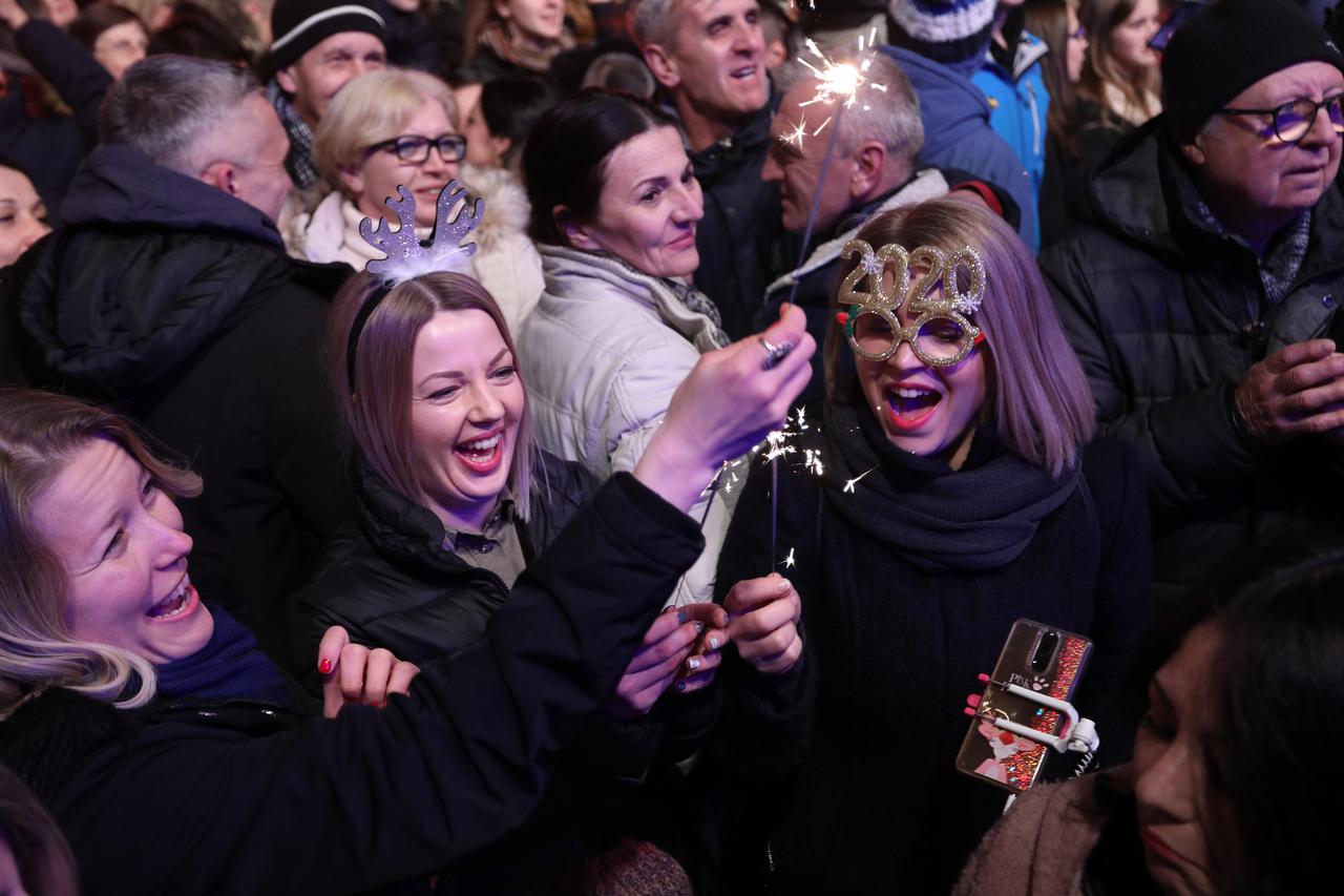 Rijeka: Doček Nove godine na Korzu