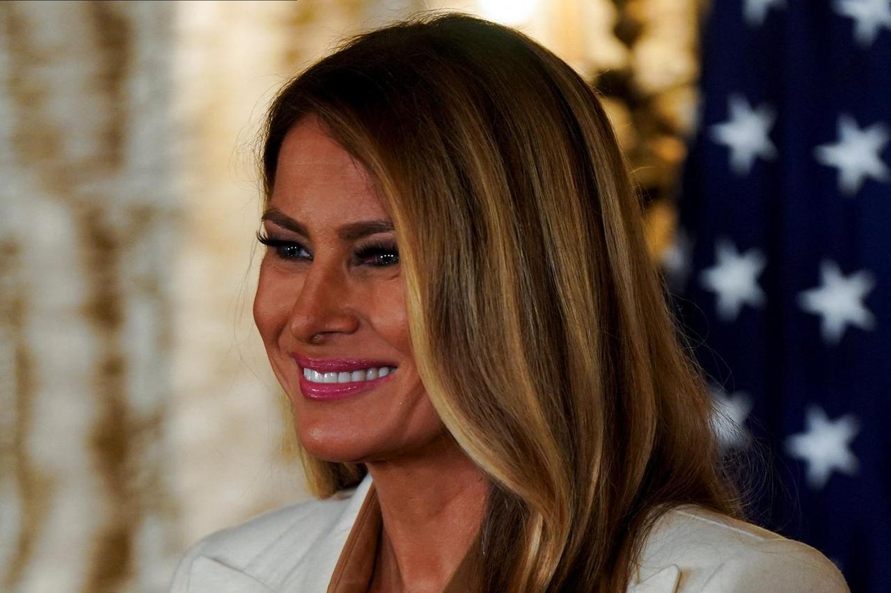U.S. first lady Melania Trump on the sidelines of 80th United Nations General Assembly in New York