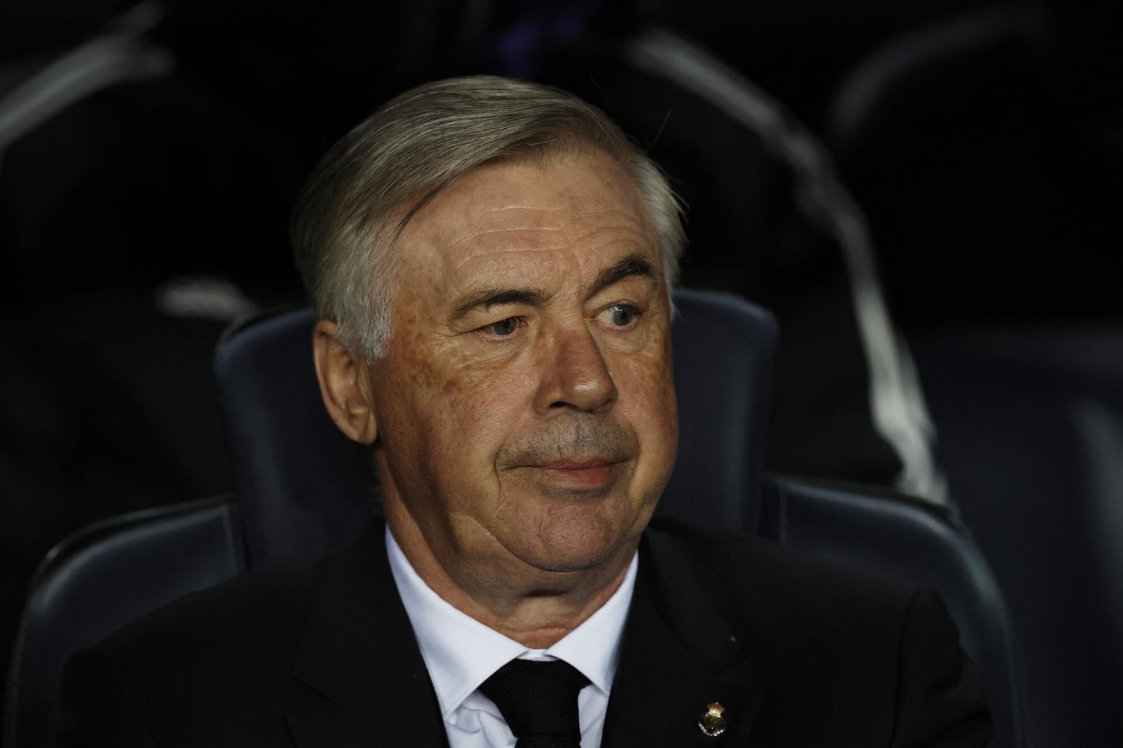 Soccer Football - Copa del Rey - Semi Final - Second Leg - FC Barcelona v Real Madrid - Camp Nou, Barcelona, Spain - April 5, 2023 Real Madrid coach Carlo Ancelotti before the match REUTERS/Albert Gea Photo: ALBERT GEA/REUTERS