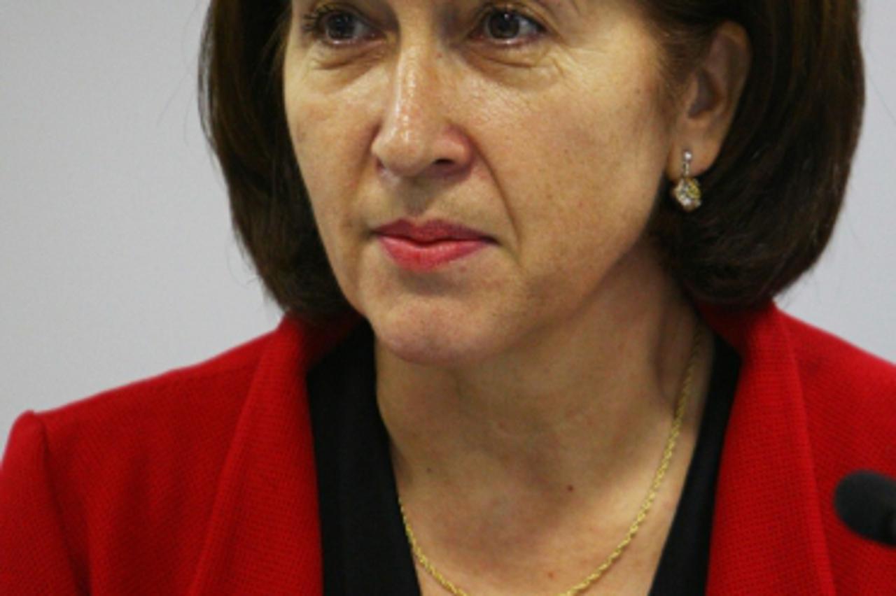 '04.10.2010., Zagreb - U prostorijama Tribine Grada Zagreba predstavljen je zbornik Djeca i konfliktni razvodi. Mila Jelavic.  Photo: Tomislav Miletic/PIXSELL'