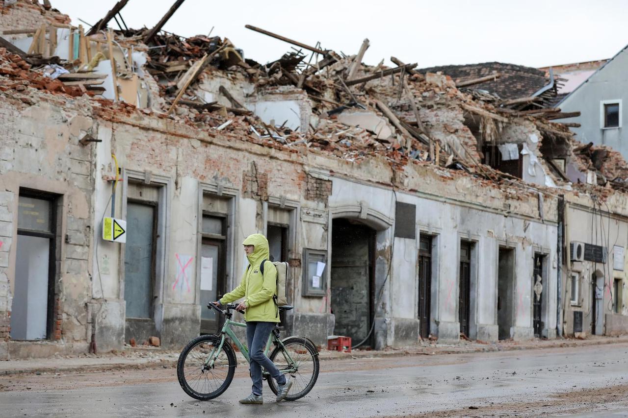 Posljedice potresa u centru Petrinje