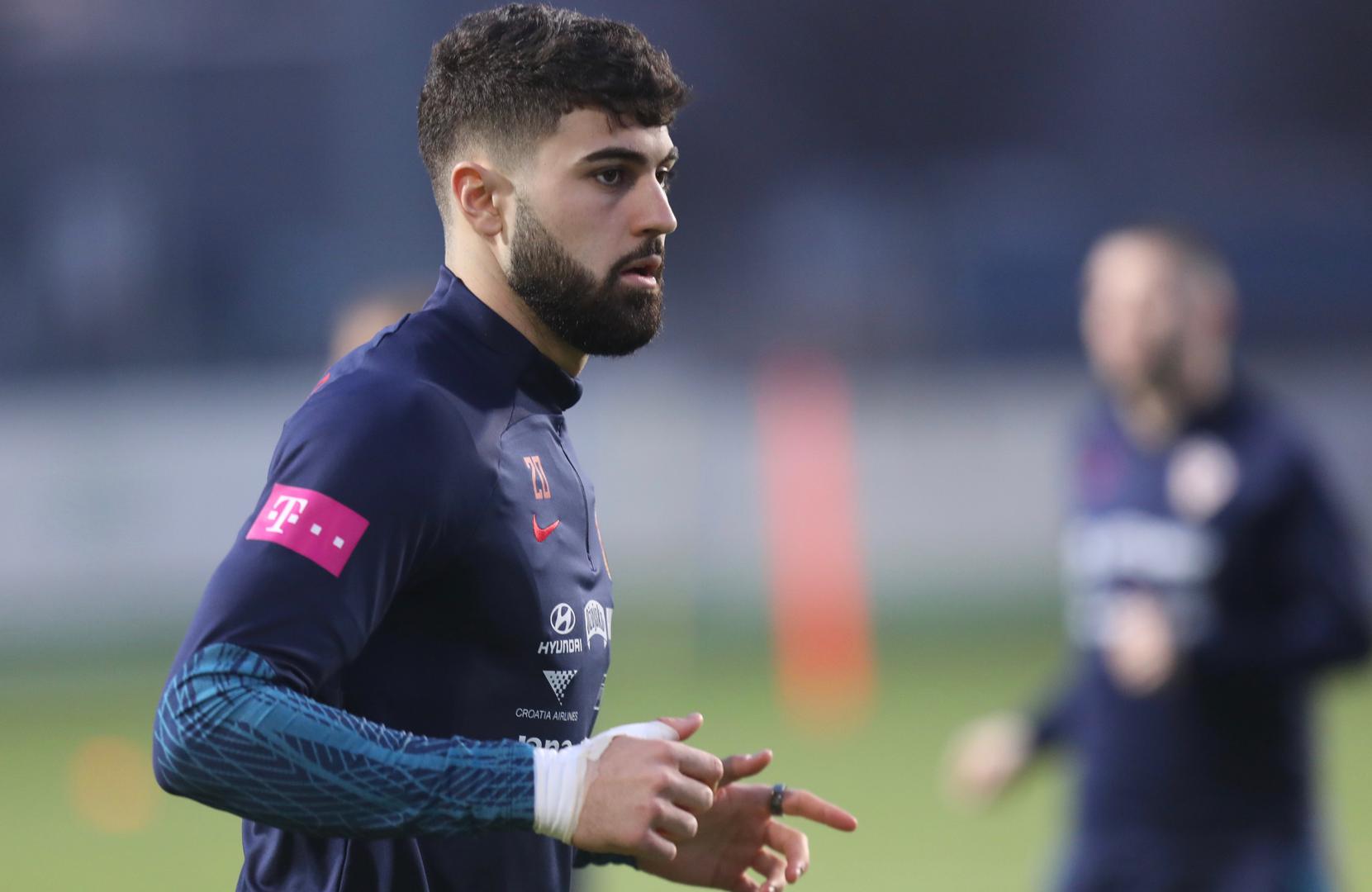 21.03.2023., Split - Na stadionu Hrvatski vitezovi odrzan je trening hrvatske nogometne reprezentacije uoci utakmice kvalifikacija za EURO 2024. koju igraju protiv Walesa. Photo: Ivo Cagalj/PIXSELL