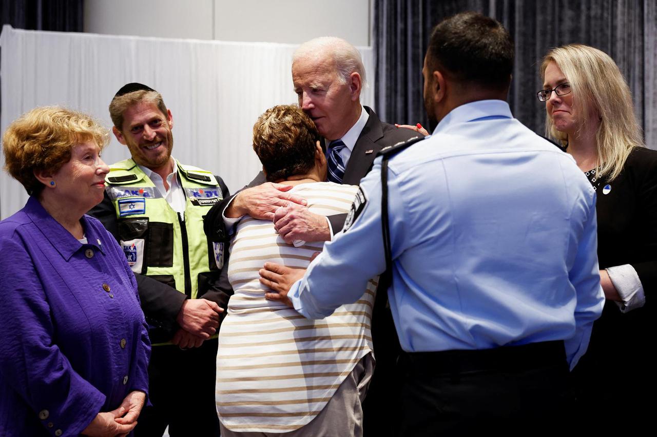 U.S. President Biden visits Israel amid the ongoing conflict between Israel and Hamas