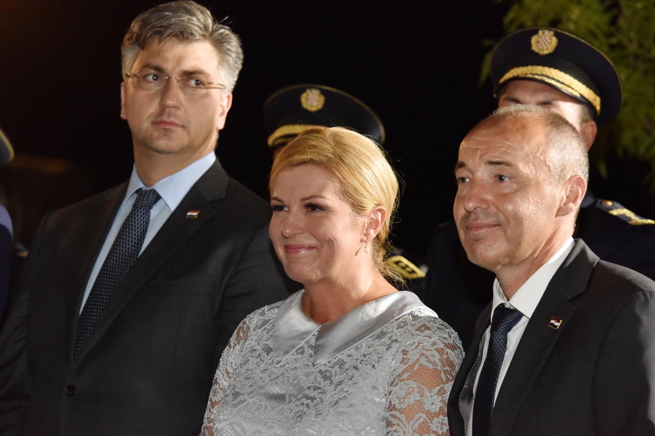 Premijer Plenković i predsjednica Grabar - Kitarović