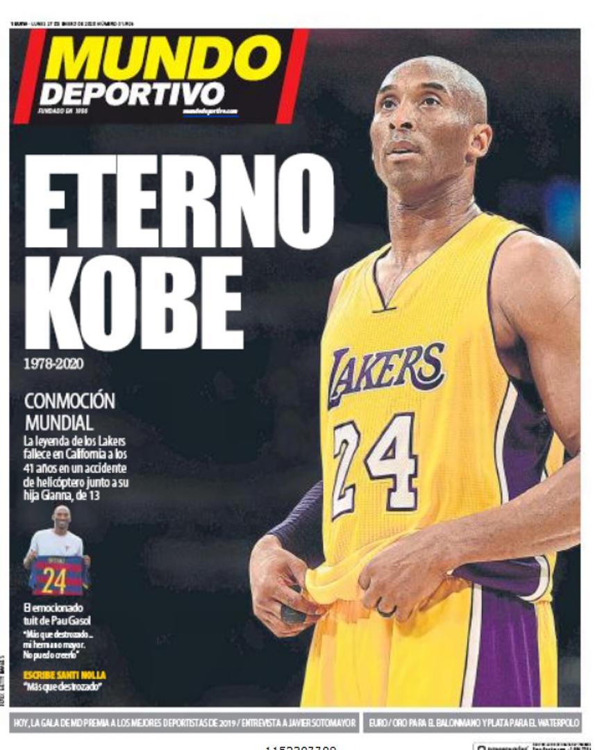 Španjolski El Mundo Deportivo: Vječni Kobe