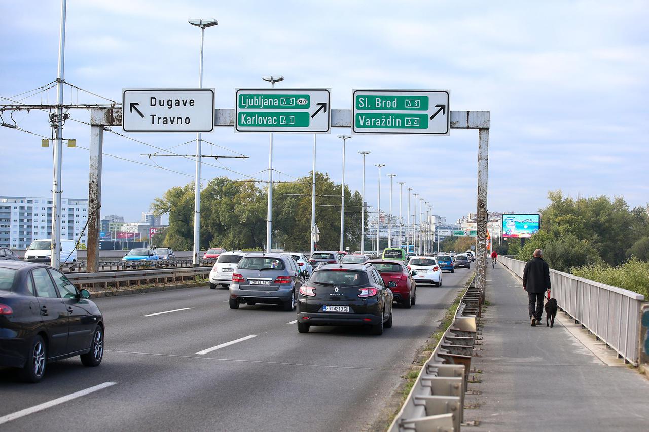 Zagreb: Stanje Mosta mladosti na kojem još uvijek traju radovi