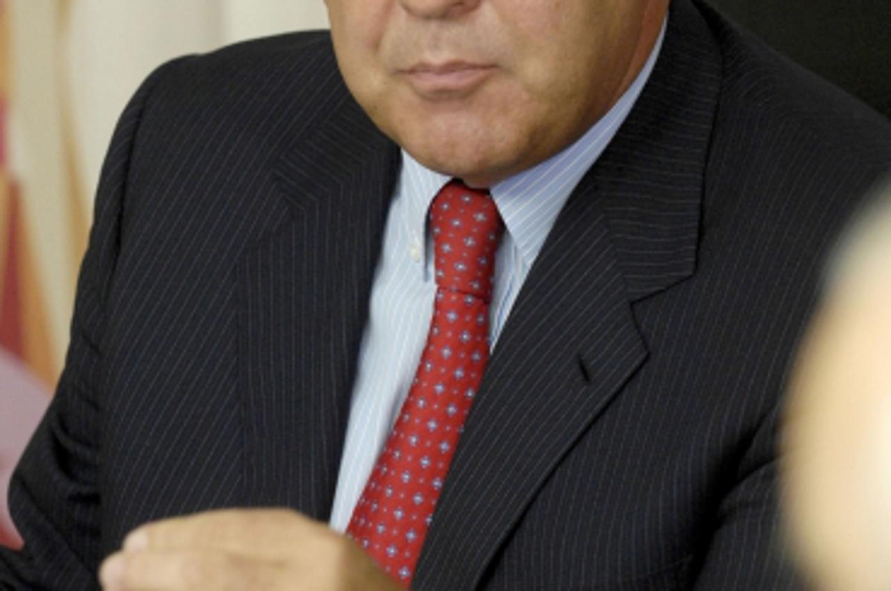 \'27.08.2008.,Beli Manastir - Hotel Patria,Sjednica predsjednistva  HDZ-a.Predsjednik stranke i Hrvatski premijer Ivo Sanader. Photo Davor Javorovic/Vecernji list\'