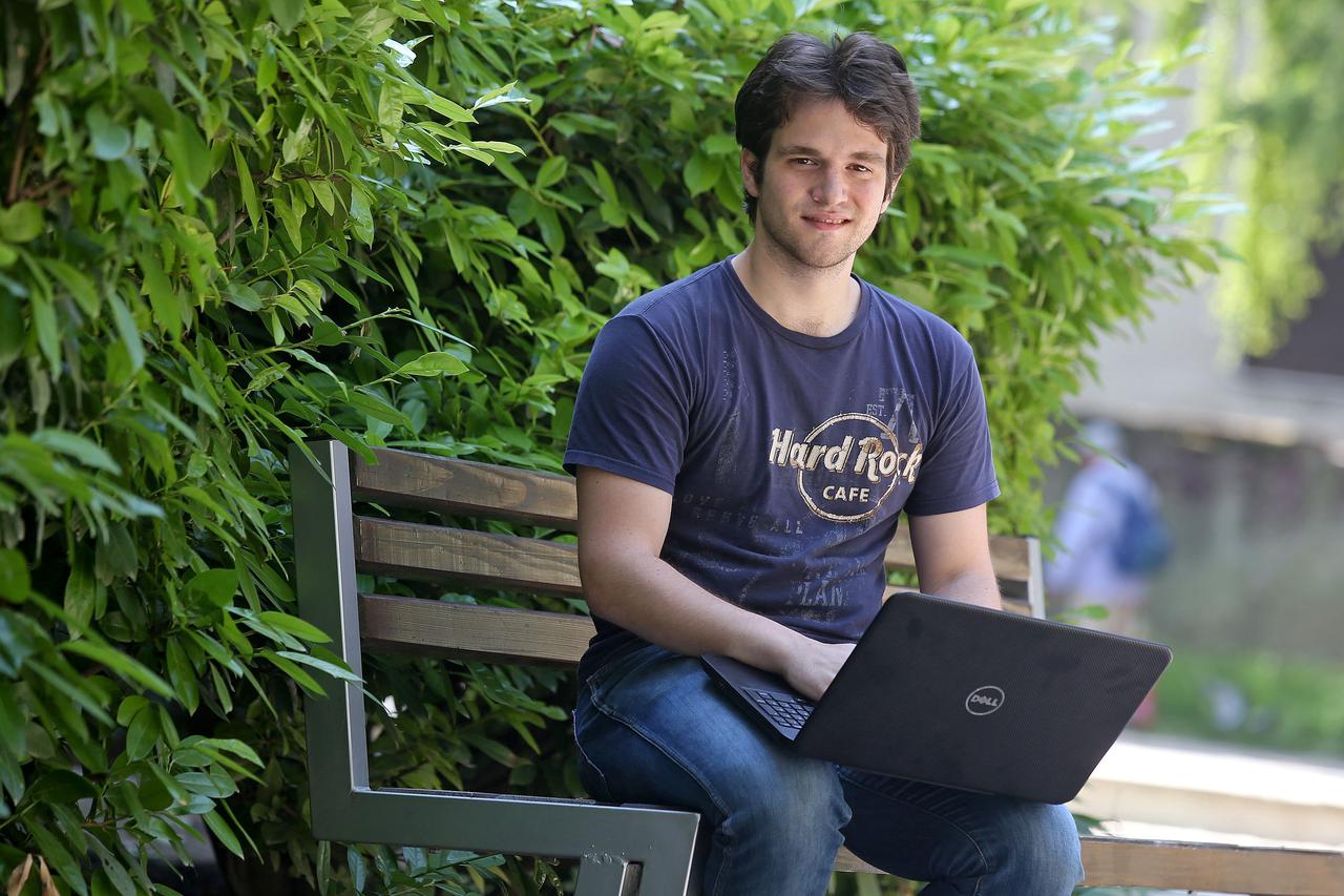01.06.2015., Zagreb - Goran Zuzic, mladi informaticar. Photo: Igor Kralj/PIXSELL