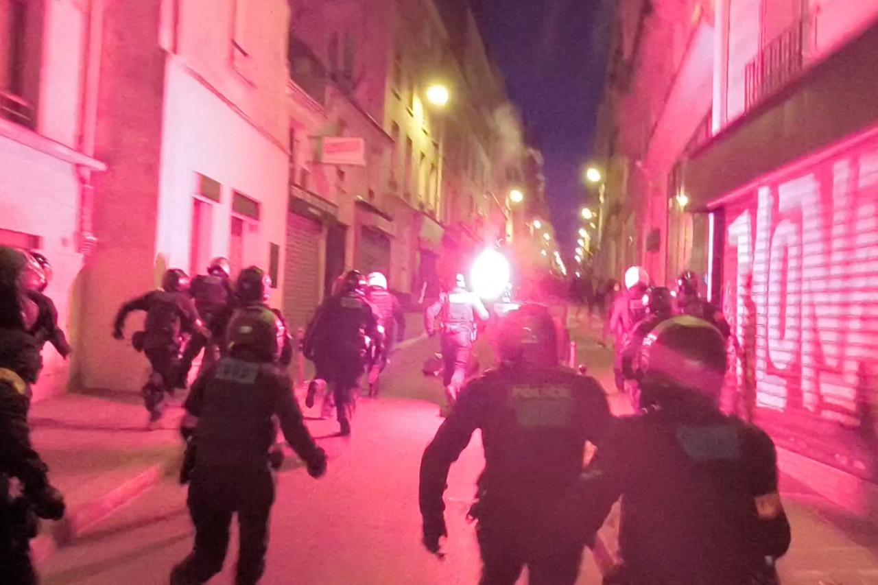 Popular Front demonstration, in Paris