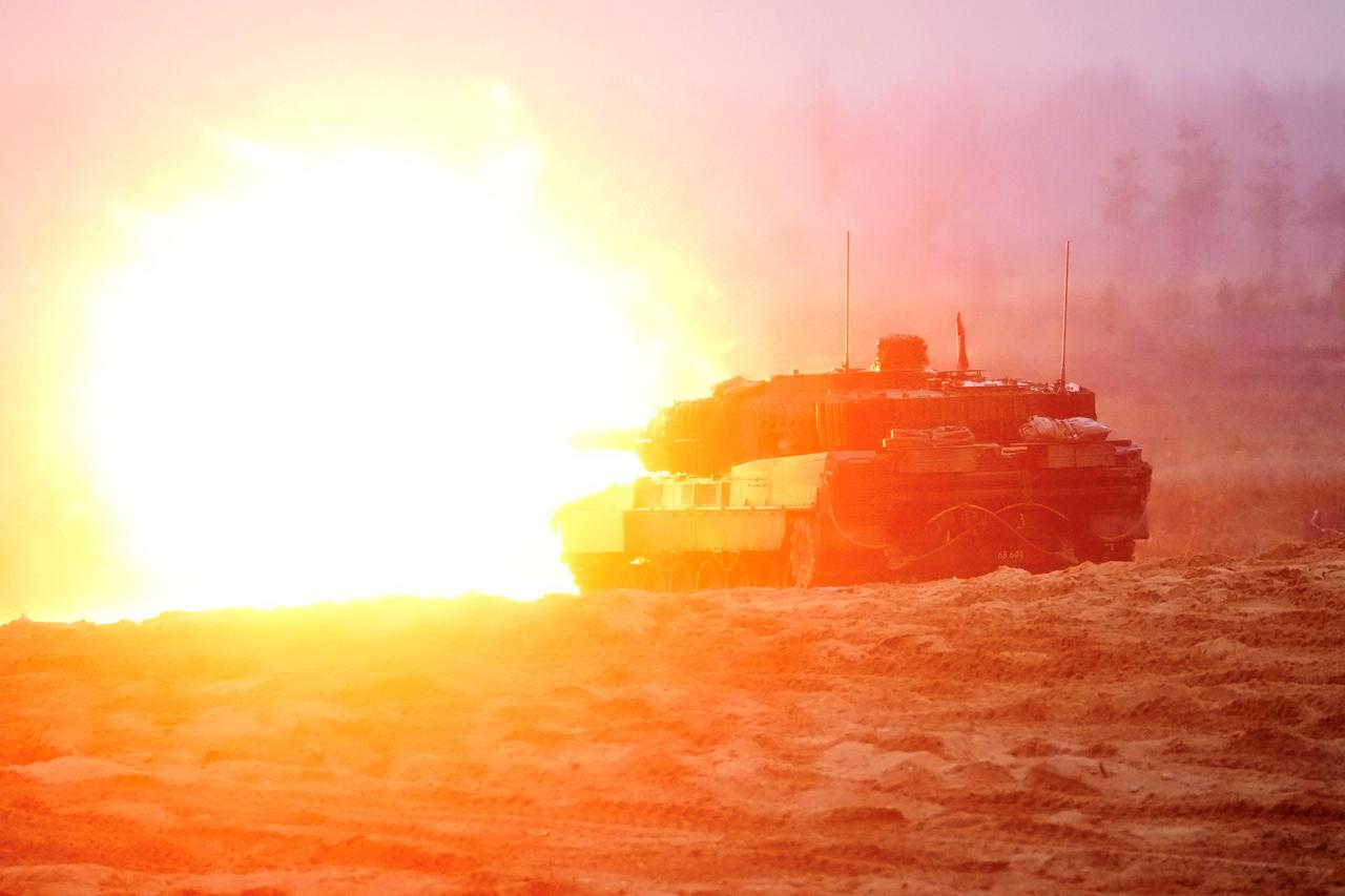 NATO Secretary General Rutte visits "Resolute Warrior" military exercise in Adazi