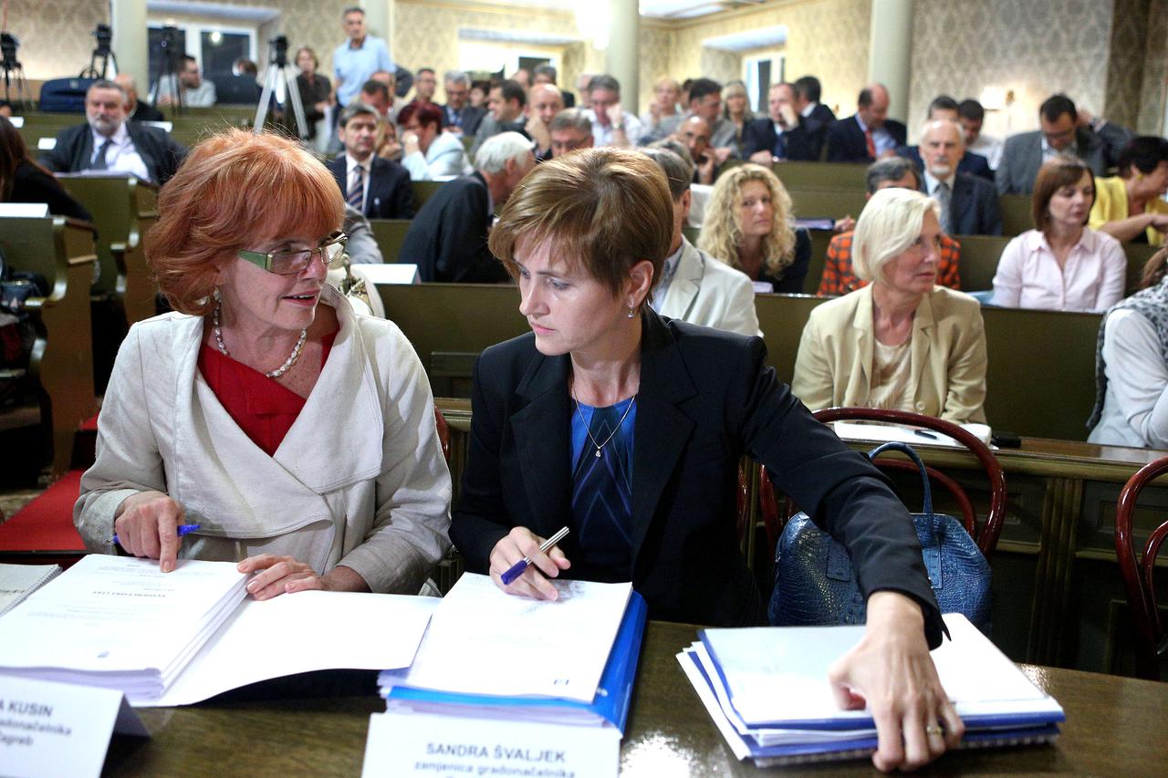 30.08.2013., Zagreb - U Staroj gradskoj vijecnici odrzana je 5. sjednica zagrebacke gradske skupstine na kojoj je raspravljano o stanju u Holdingu Photo: Patrik Macek/PIXSELL