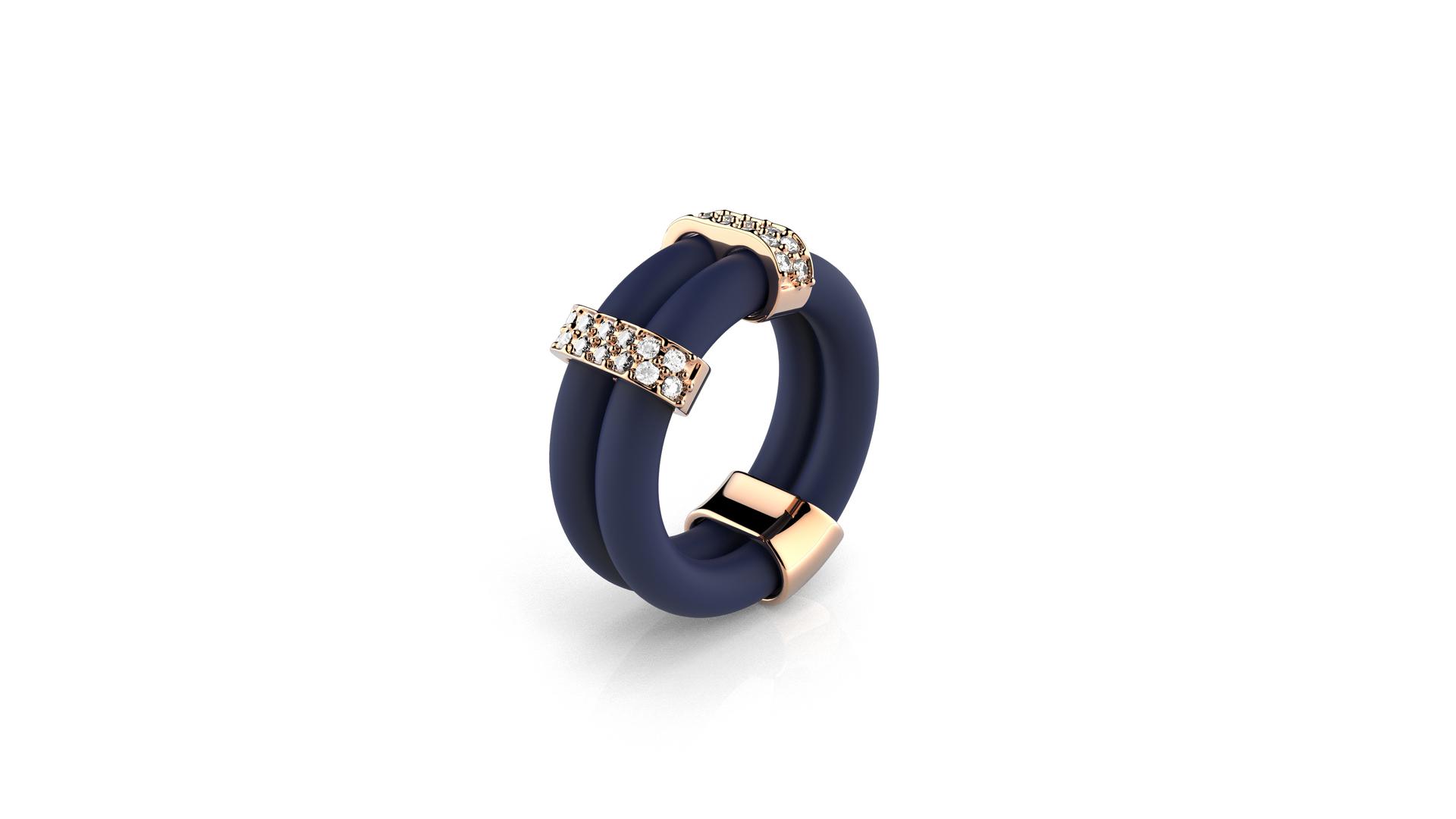 Zaks, prsten sa srebrnim elementima, redovna cijena 580 kn, cijena s  popustom 435 kn