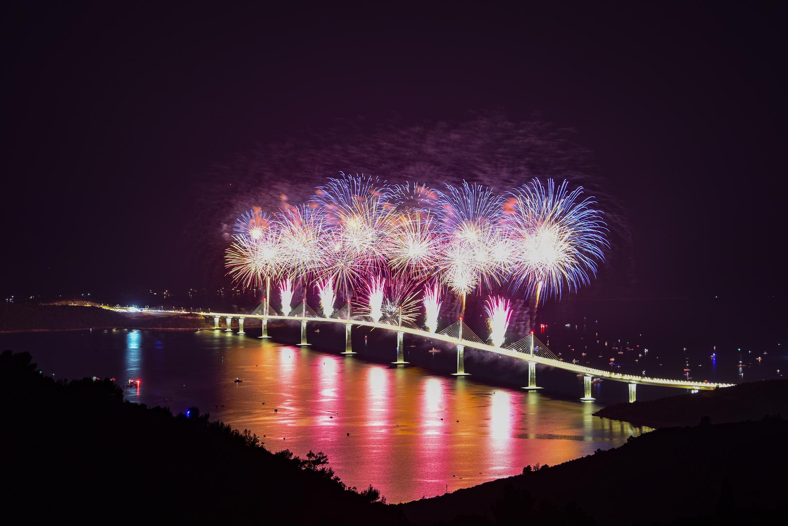 26.07.2022., Komarna - Sluzbeno otvorenje Peljeskog mosta.   Photo: Matko Begovic/PIXSELL