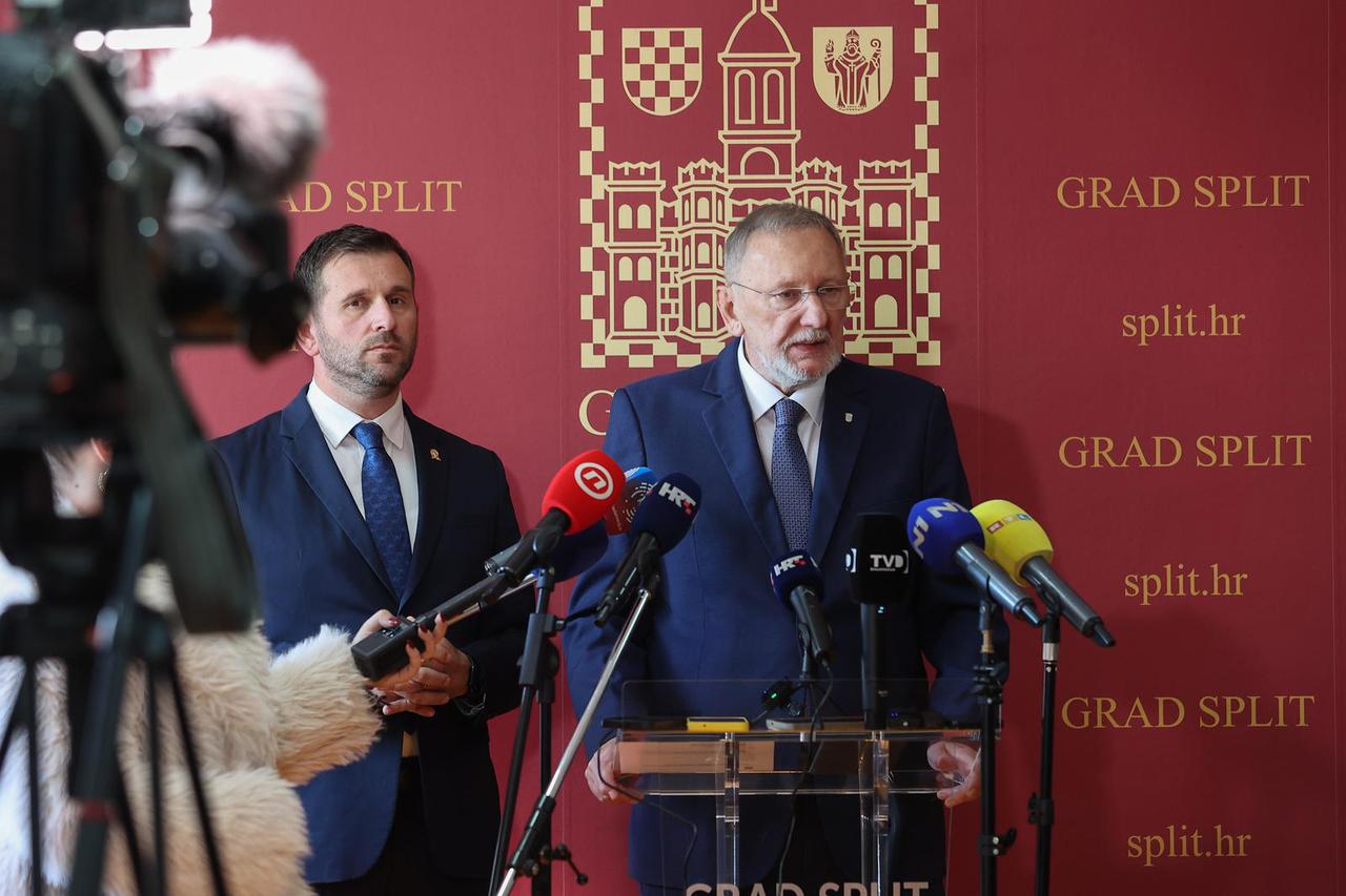 Split: Izjave Božinovića i Šute nakon sastanka