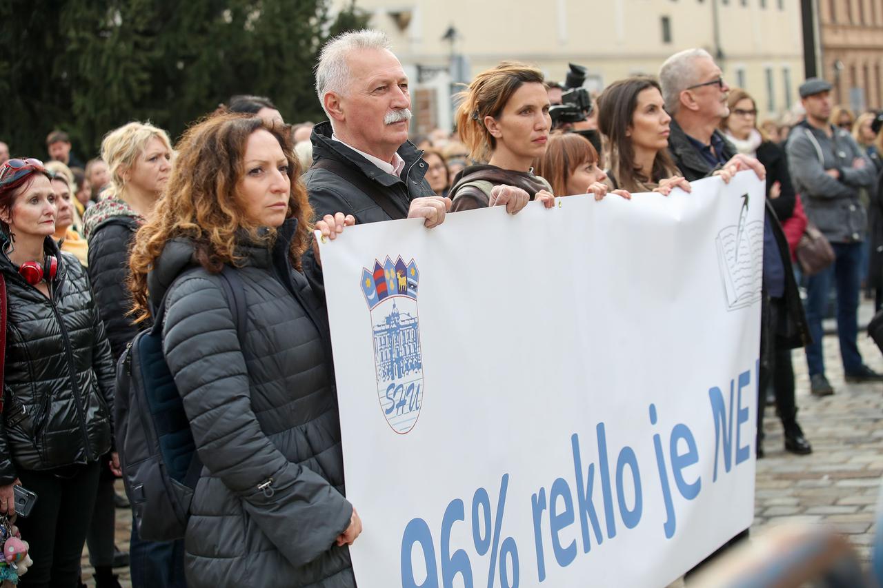 Prosvjed šutnje prosvjetara