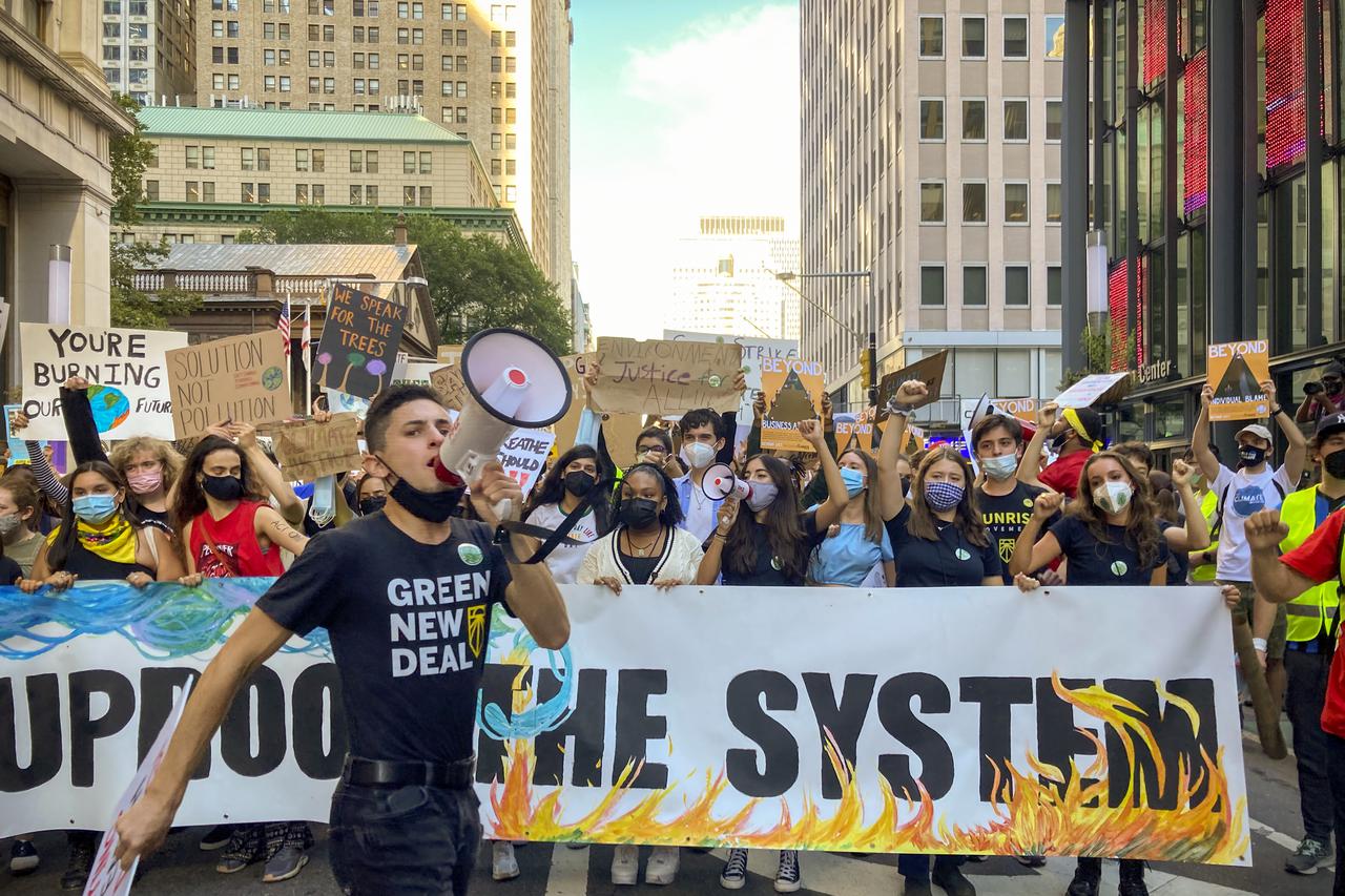 Climate strike in New York