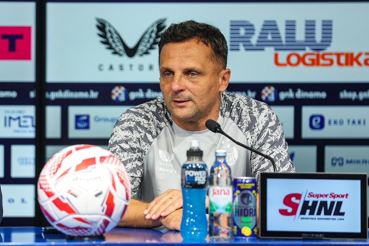 Zagreb: Konferencija povodom utakmice 5. kola SuperSport HNL-a između Varaždina i Dinama