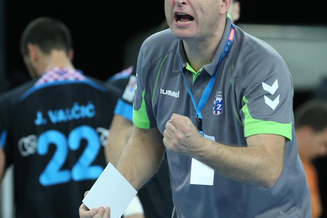 20.10.2012., Arena Zagreb, Zagreb - Rukometna utakmica Velux EHF Lige prvaka, 4. kolo, RK Croatia Osiguranje Zagreb - FC Barcelona Intersport. Bozidar Jovic. Photo: Dalibor Urukalovic/PIXSELL