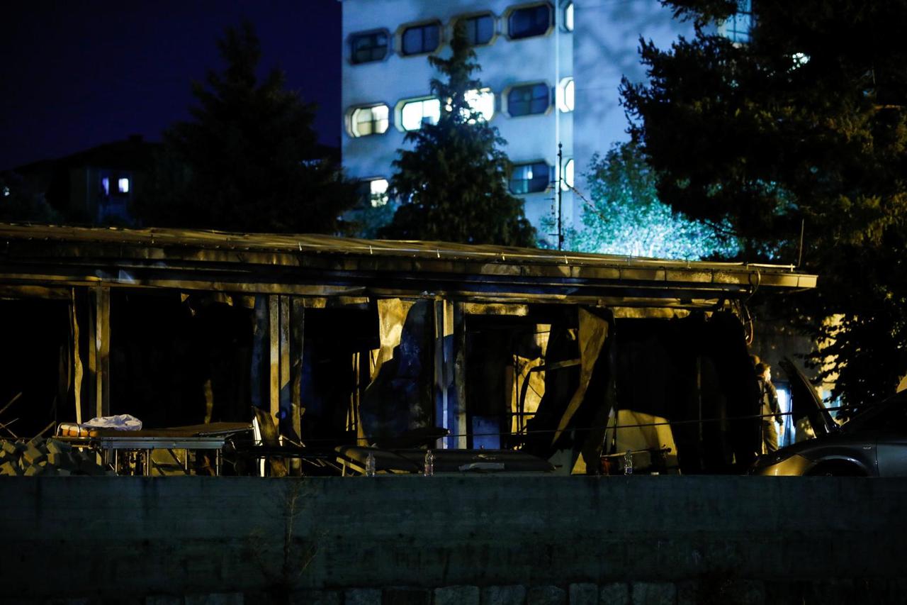 Fire at a hospital for COVID-19 patients, in Tetovo