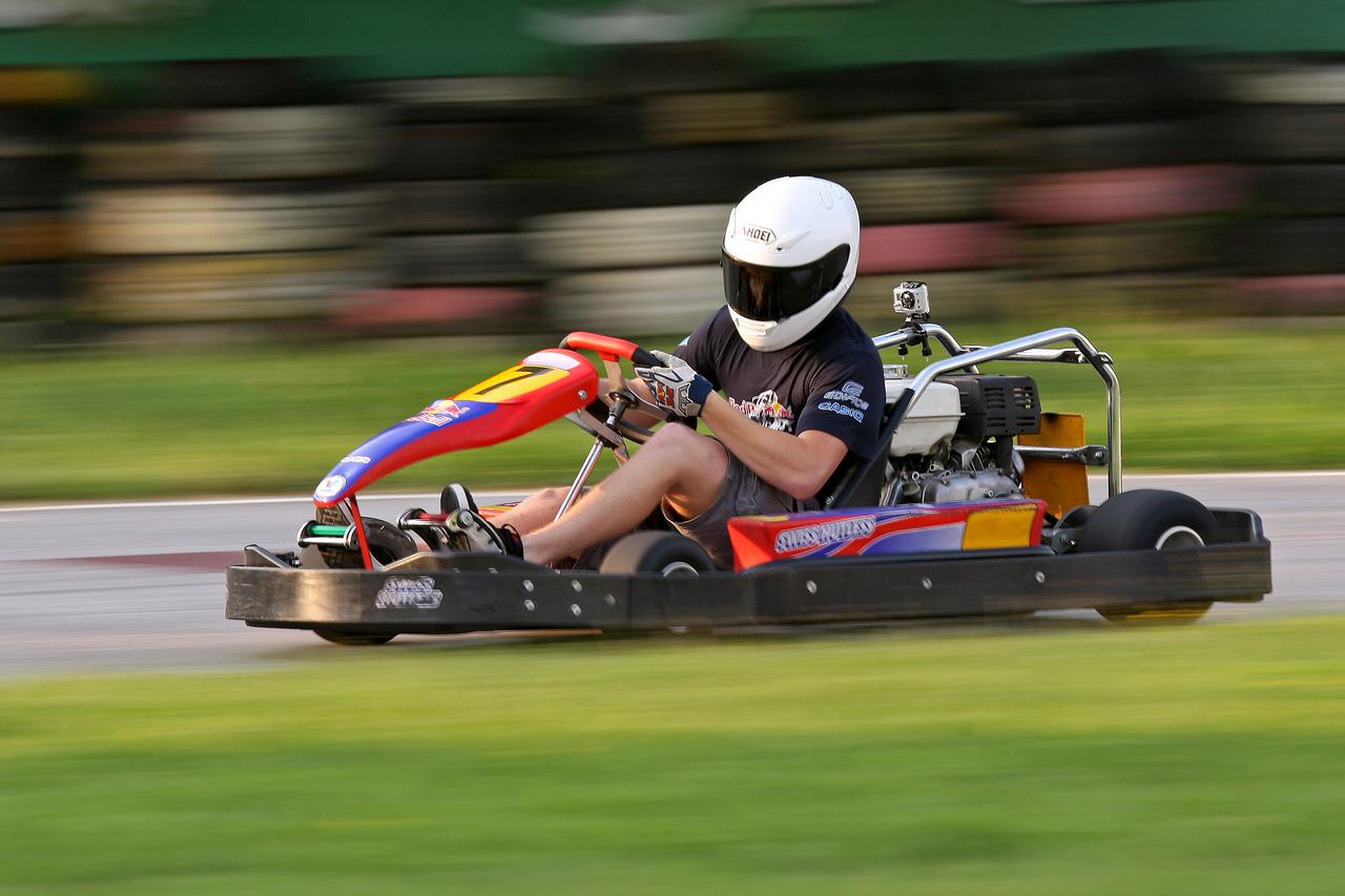 30.06.2012., Zagreb, Hrvatska - Red Bull Kart Fight Finale u karting centru Spansko.Red Bull Kart Fight je najvece amatersko karting natjecanje na svijetu.Pobjednik natjecanja Ivan Visak.  Photo: Igor Kralj/PIXSELL