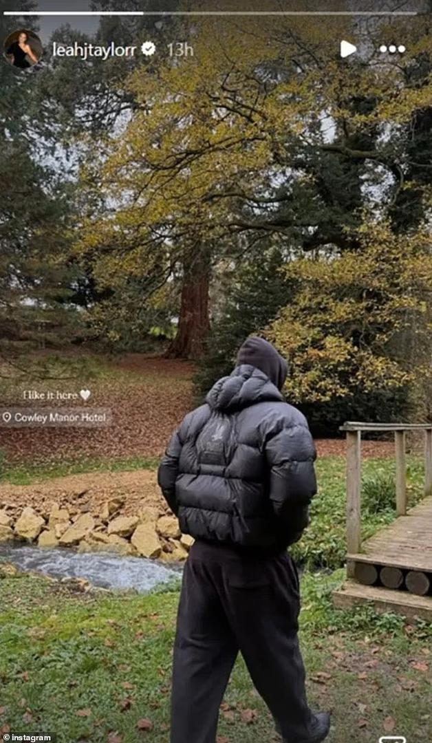 Leah je na društvenim mrežama objavila fotografiju Morgana snimljenu s leđa tijekom njihove zimske šetnje, uz natpis: “Sviđa mi se ovdje”, no iako je bio okrenut, svi su ga prepoznali.