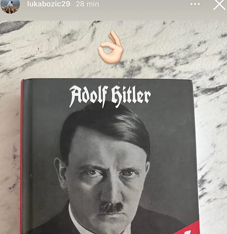 Instagram objava Luke Božića