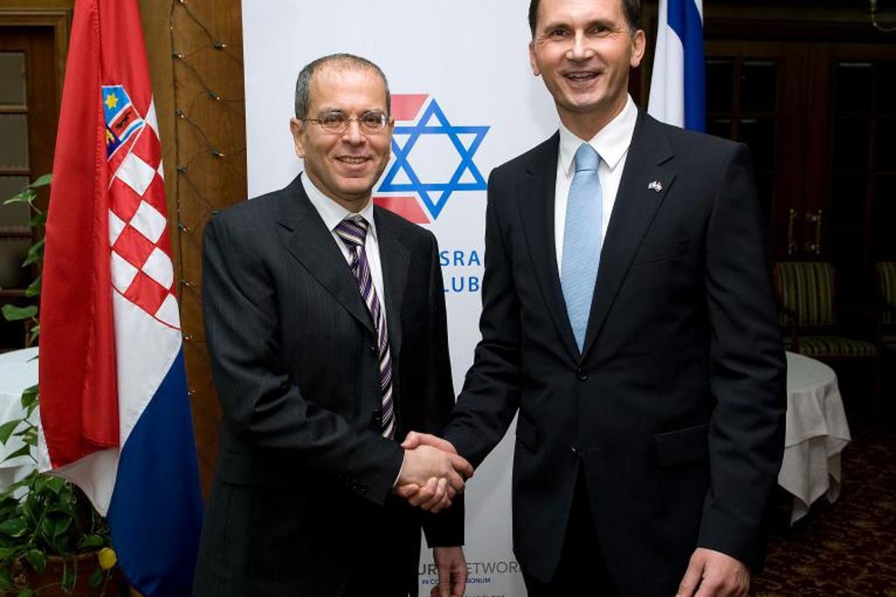 Dragan Primorac i izraelski veleposlanik Yosef Amrani