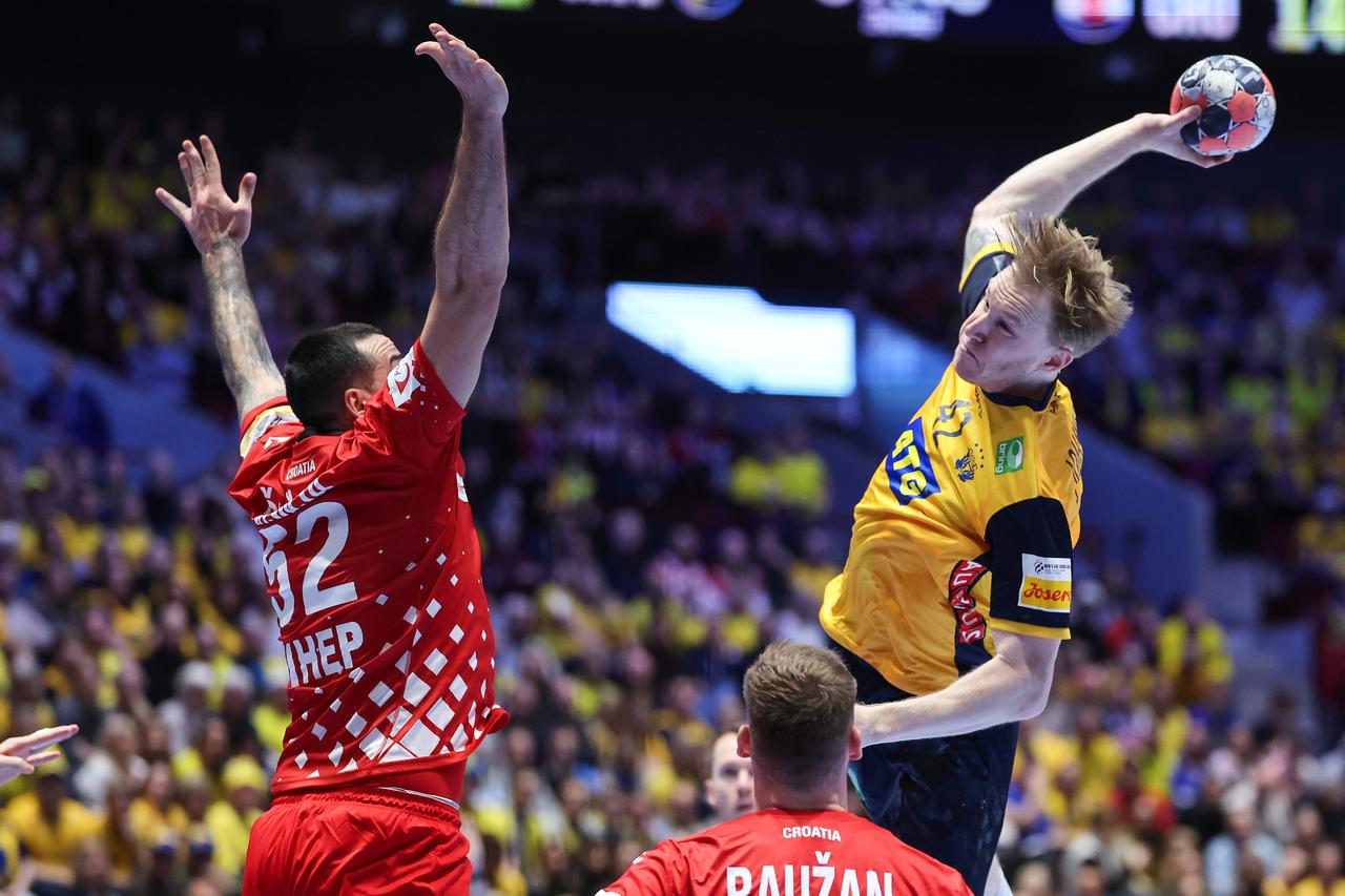 Susret Švedske i Hrvatske u prvom krugu EHF Europskog prvenstva
