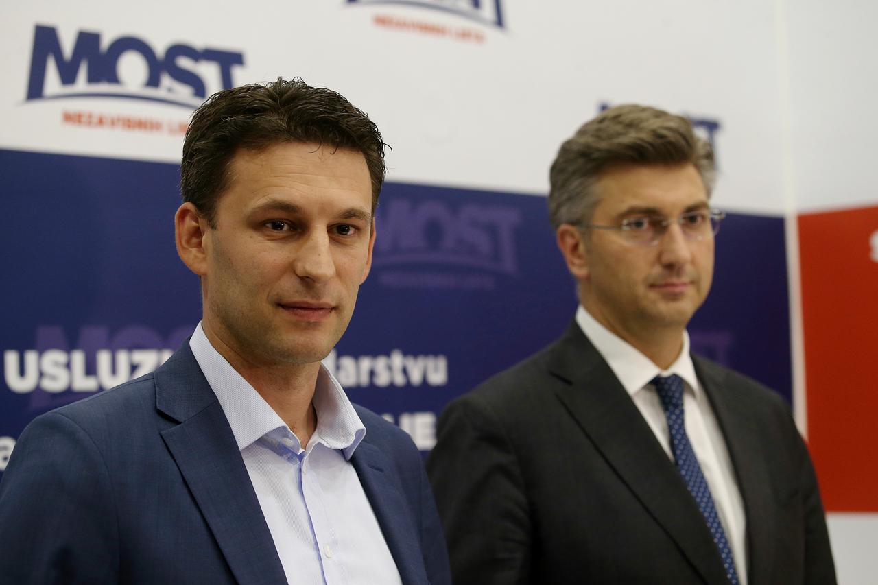 Božo Petrov i Andrej Plenković