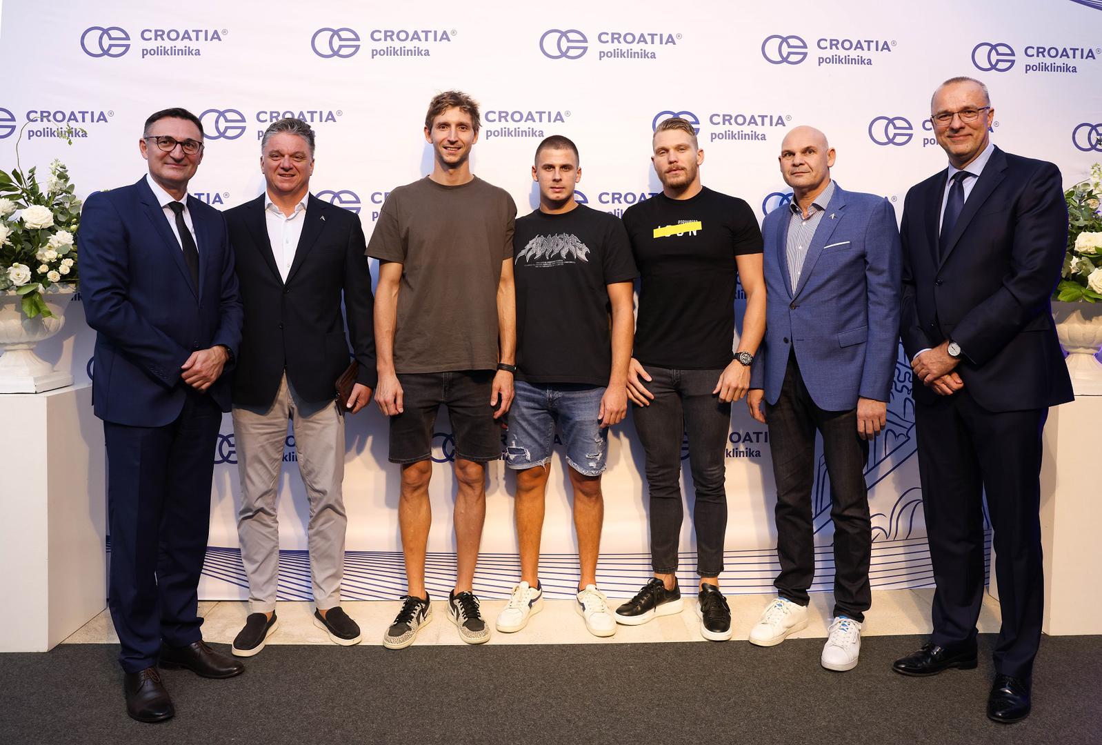 Robert Vučković, Albert Pavlović, Marko Bijač, Loren Fatović, Jerko Marinić Kragić, Dejan Savičević i Davor Tomašković