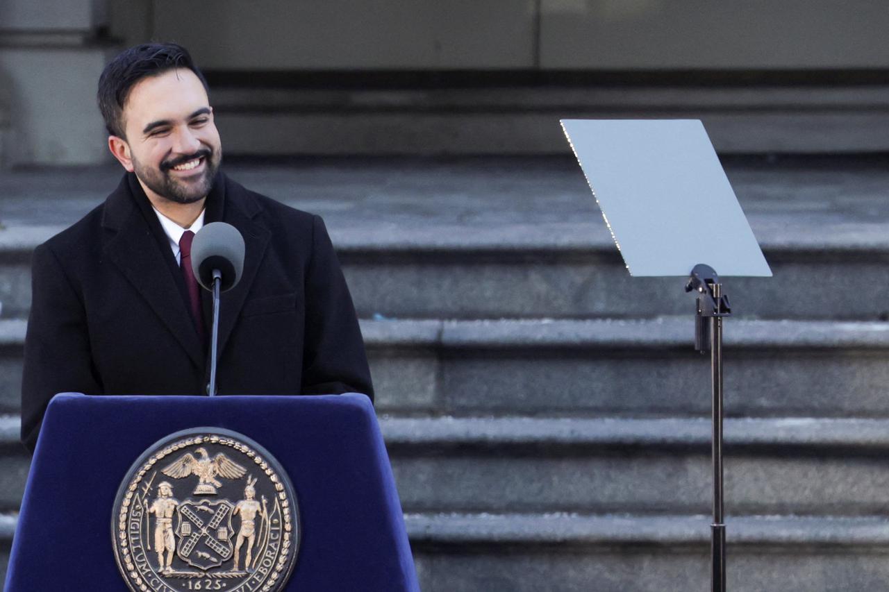 Zohran Mamdani's inauguration ceremony in New York City
