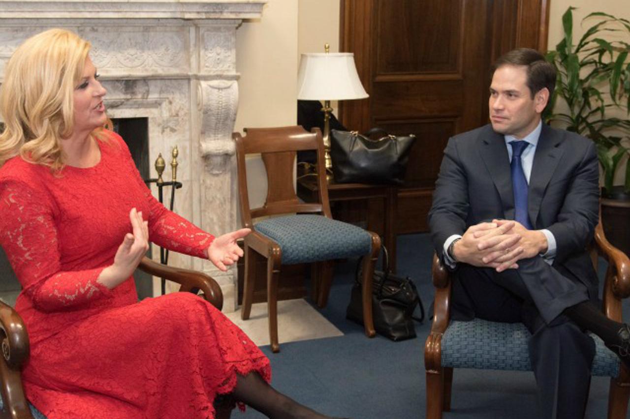 Kolinda Grabar-Kitarović i Marco Rubio