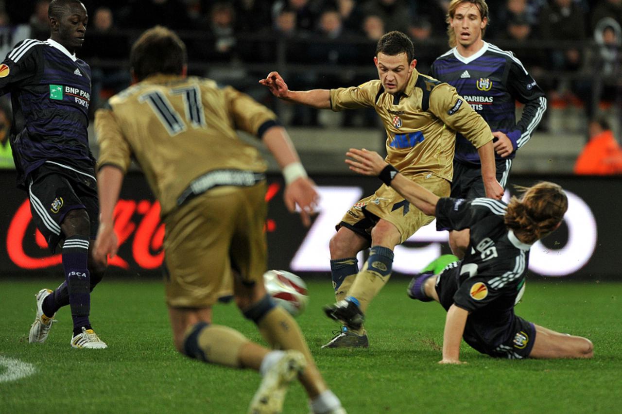 '02.12.2009., Bruxelles, Belgija, Constant Vanden Stock Stadium,  - Odigrana je nogometna utakmica 5. kola, skupine A Europske lige izmedju domacina belgijskog kluba Anderlechta i gostiju iz Zagreba D