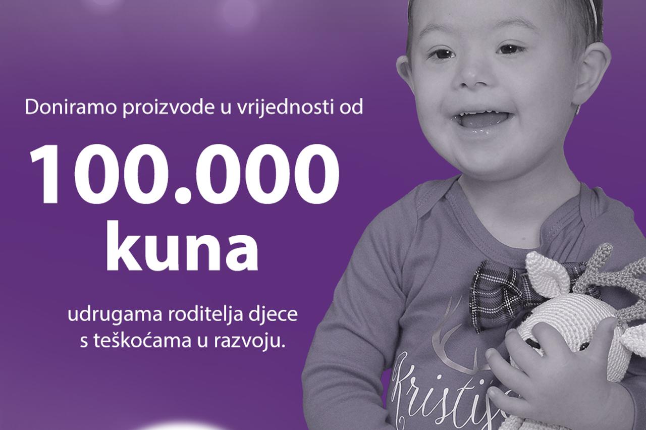 Violeta donira 100.000 kn Udrugama roditelja djece s teškoćama u razvoju