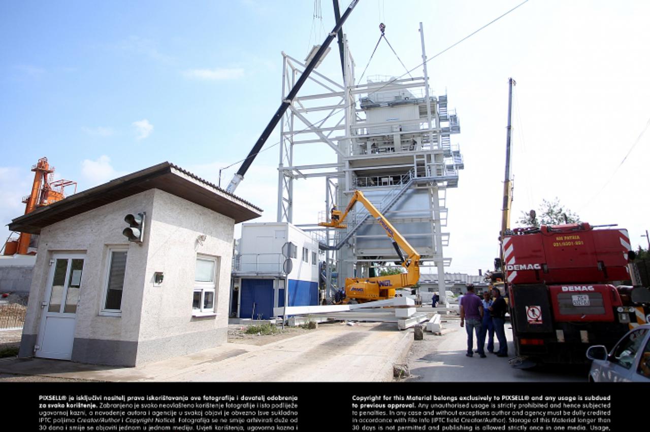 '06.06.2013., Rakitje - Asfaltna baza Zagrebackih cesta.  Photo: Goran Stanzl/PIXSELL'