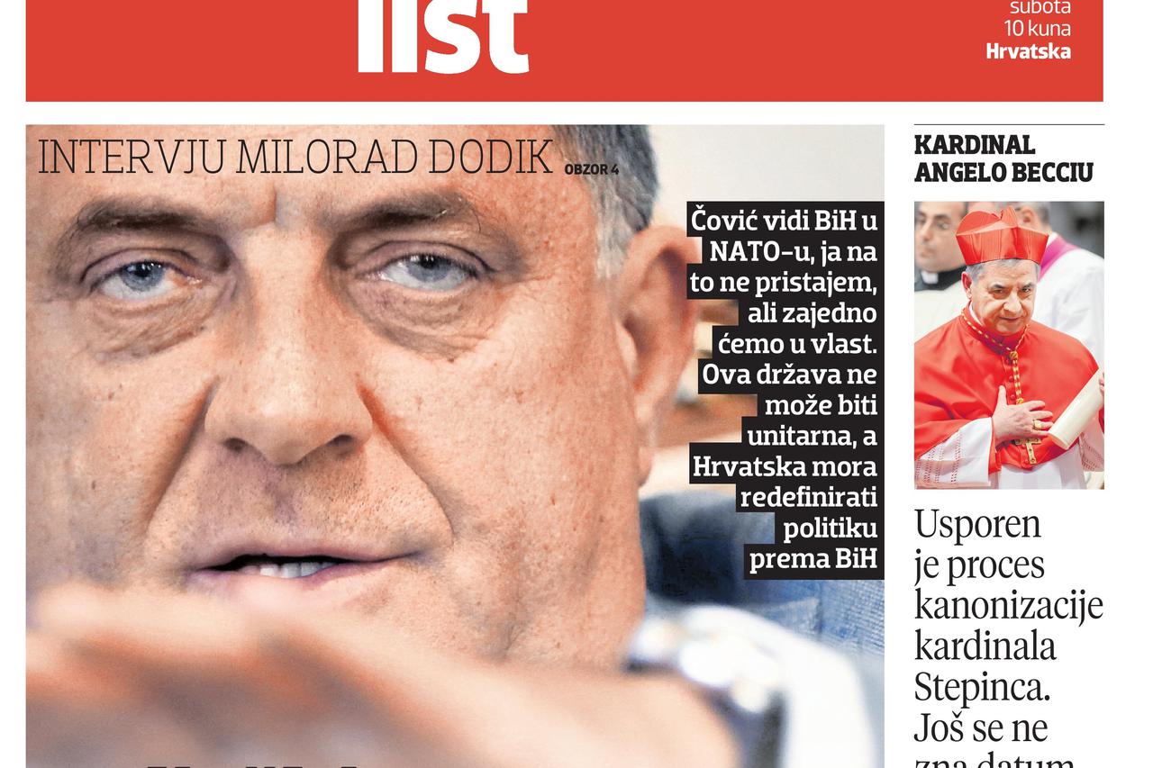 Naslovnice 13. 10. 2018.