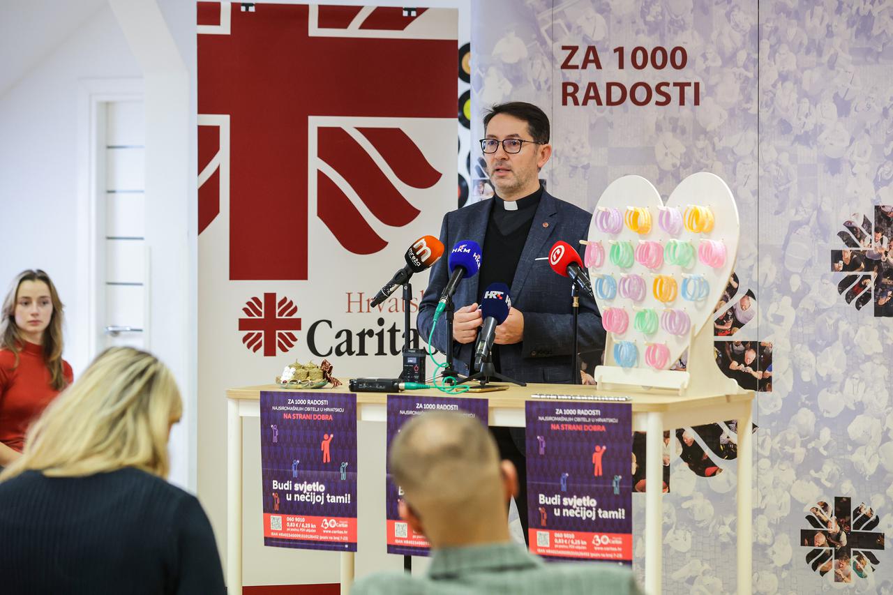 Zagreb: Predstavljen nacionalni humanitarni program Hrvatskog Caritasa "Za 1000 radosti - Na strani dobra!"