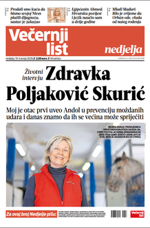 Večernji list naslovnica