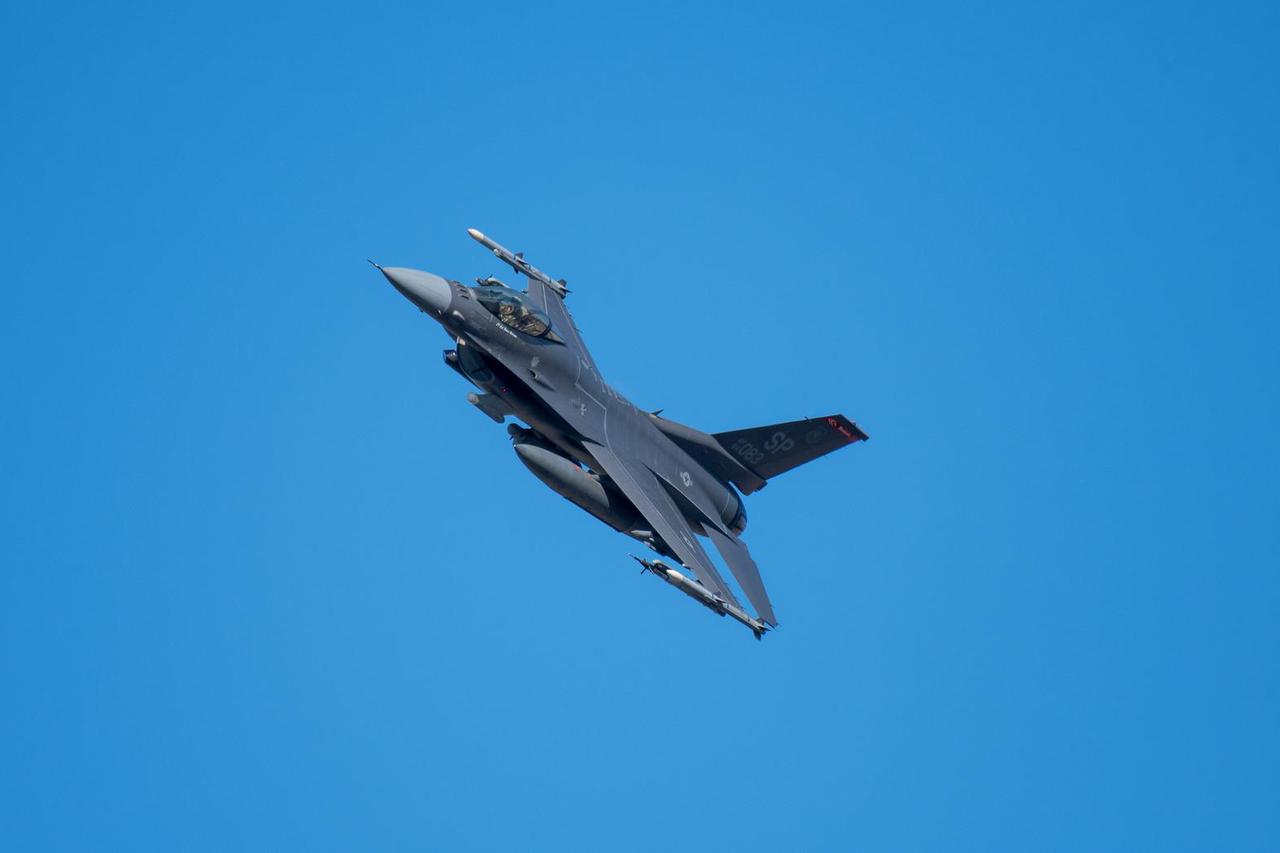 US fighter planes over the Eifel region