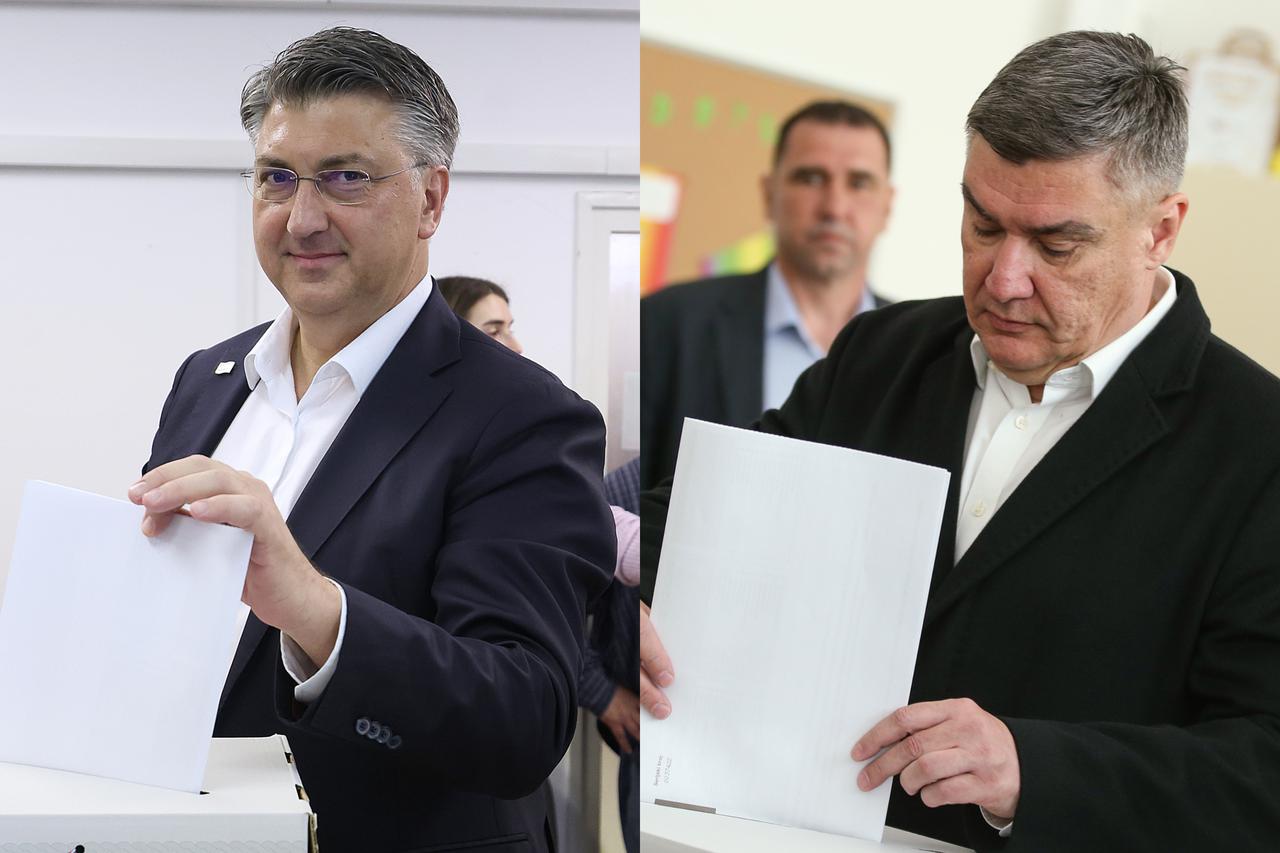 Andrej Plenković i Zoran Milanović