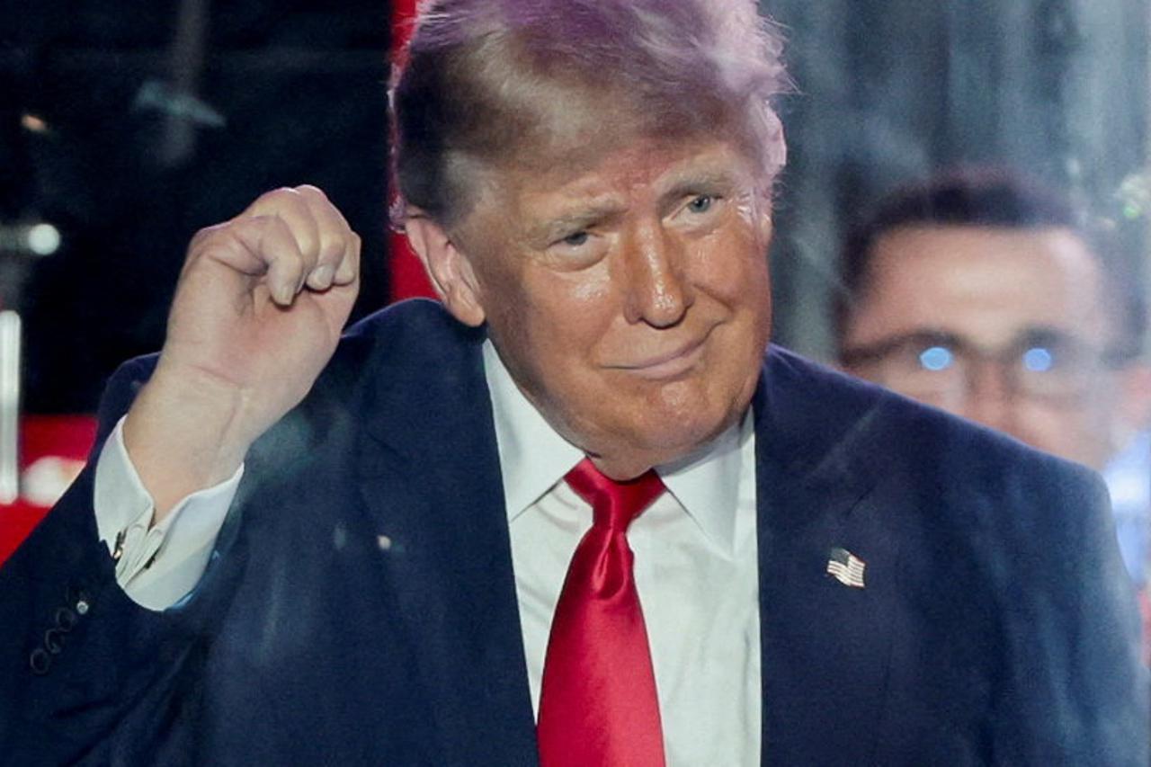 U.S. President Trump attends a rally to kick off the 'Great American State Fair' in Washington