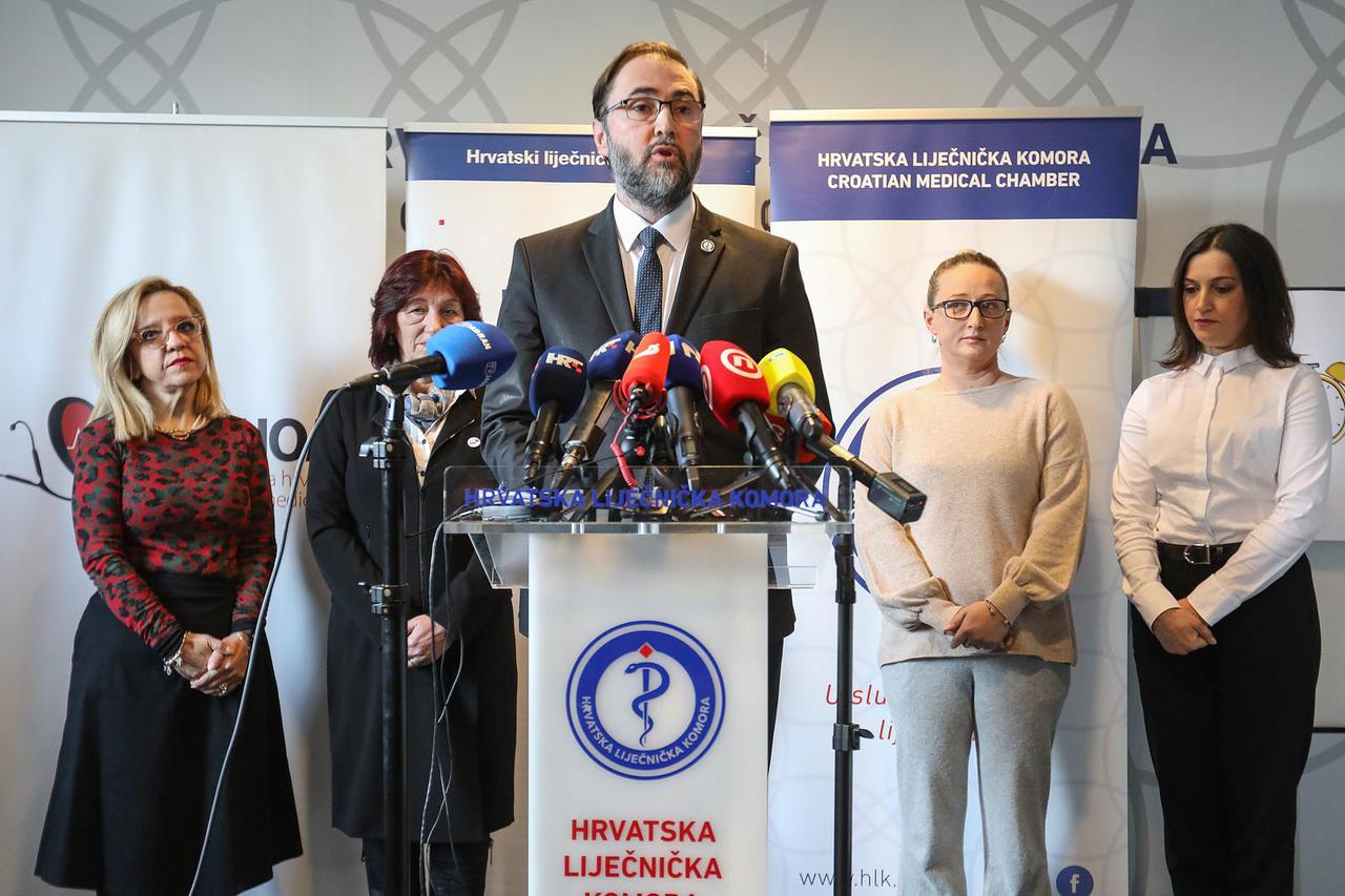 Zagreb: Liječničke udruge najavile su prosvjed