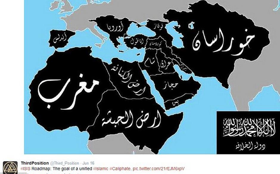 ISIL,karta,kalifat