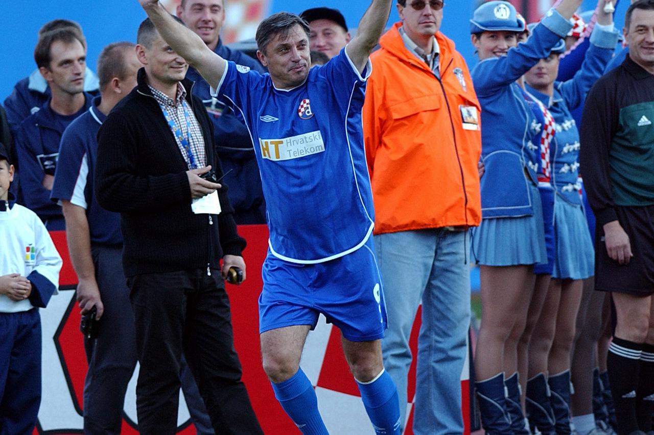 Zvonimir Boban oprostio se od nogometa revijalnom utakmicom na stadionu Maksimir, 07.10.2002.
